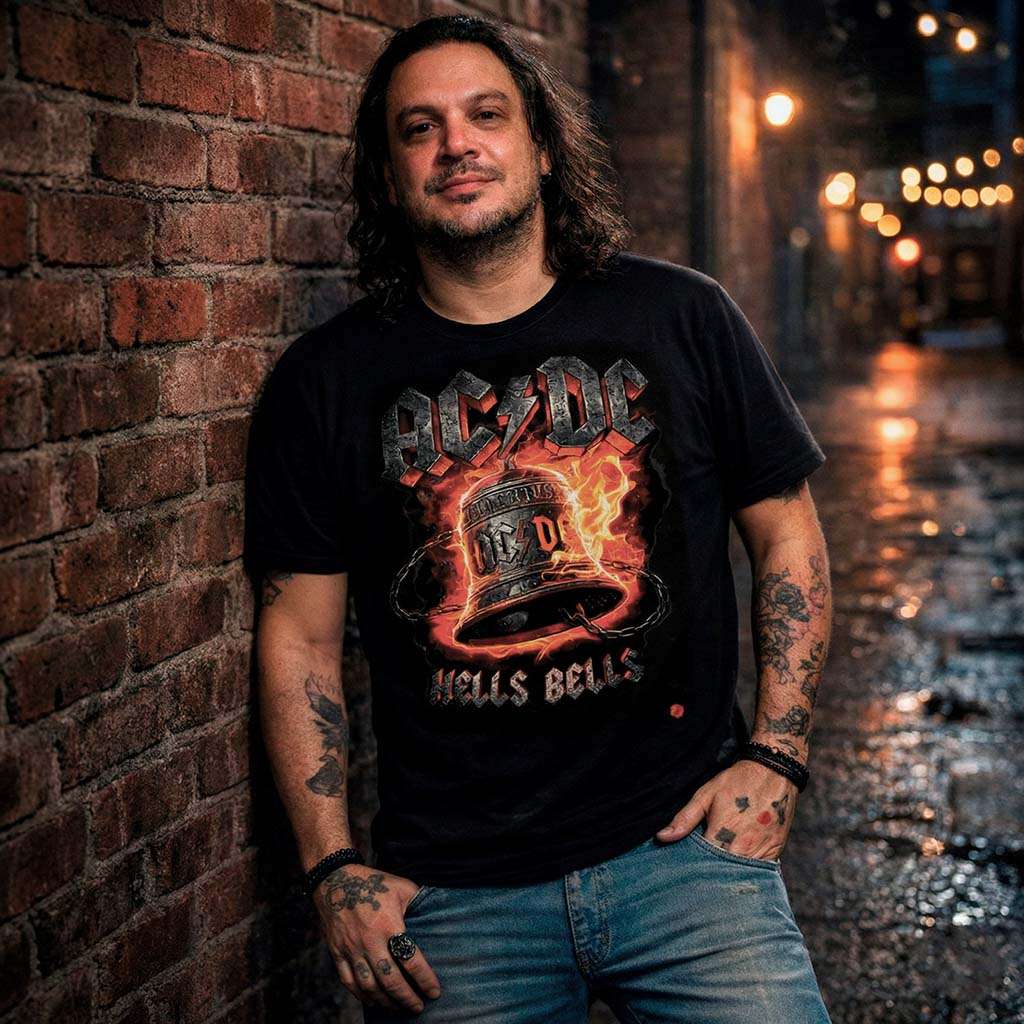 Camiseta Rock Club Hells Bells
